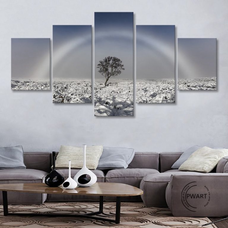 tableau arbre noir et blanc