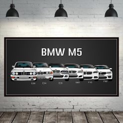 Tableau BMW M5 F10 noire • Tabloide